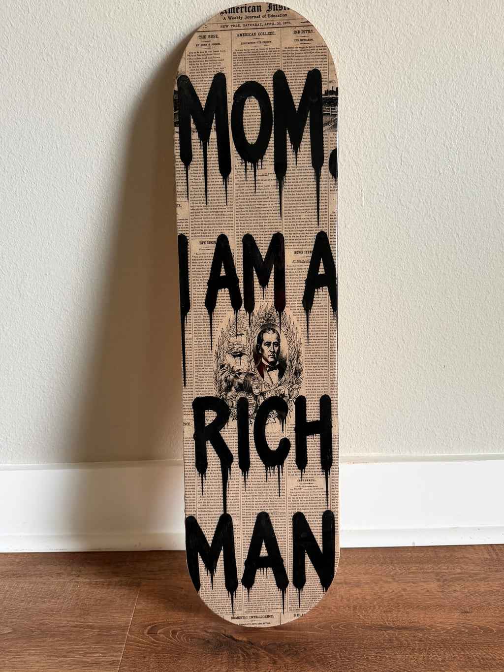 “mom, I am a rich man”
