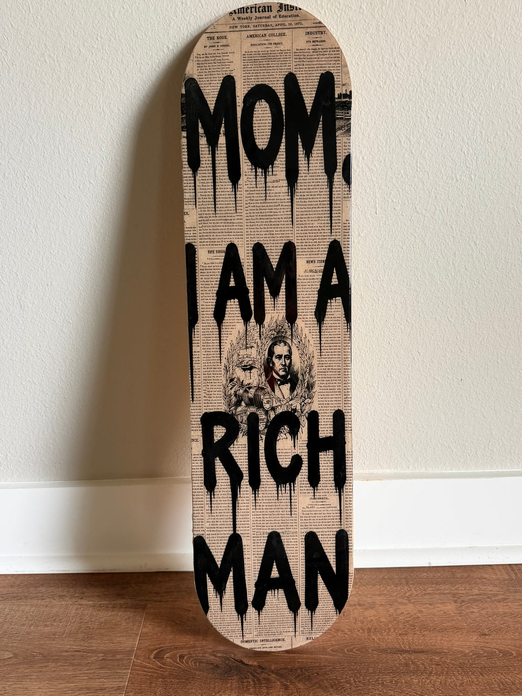 “mom, I am a rich man”