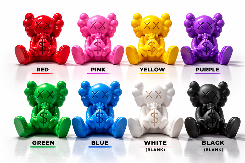 Moneybag Kaws-Inspired Collectible